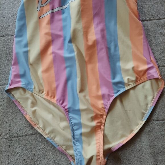 Blu C 'Bonita' Striped One Piece Swimsuit - Picture 3 of 8